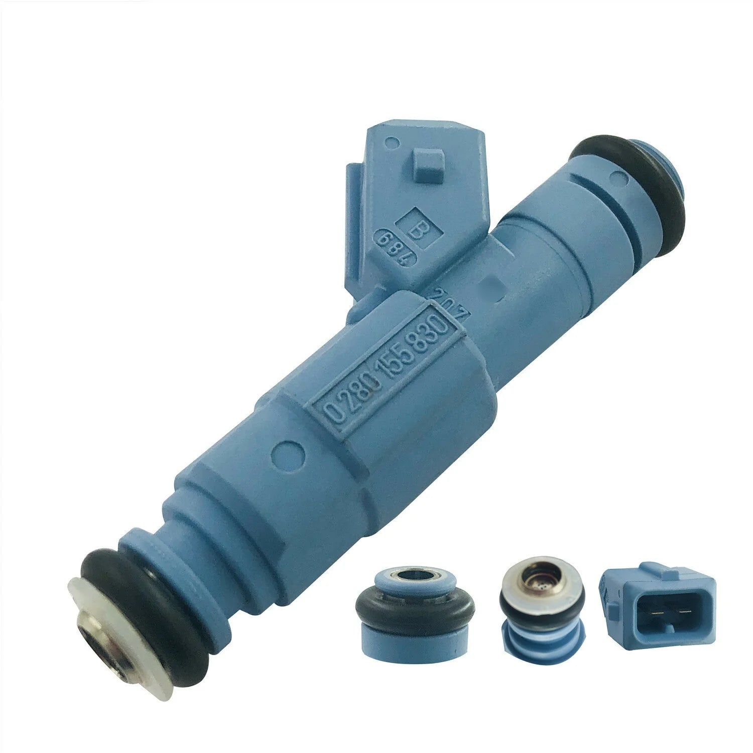 5x Fuel Injector 0280155830 Fit For 1999-2006 Volvo turbo B5234T3 9186060 6B93BC-57 [2]