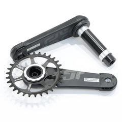e*thirteen LG1 Race Carbon Crankset, 170mm x 73mm, 30mm Spindle, 30T, 55mm CL 6B93BC-57