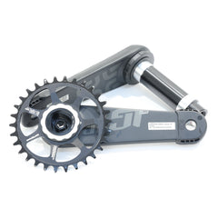 e*thirteen LG1 Race Carbon Crankset, 170mm x 73mm, 30mm Spindle, 30T, 55mm CL 6B93BC-57