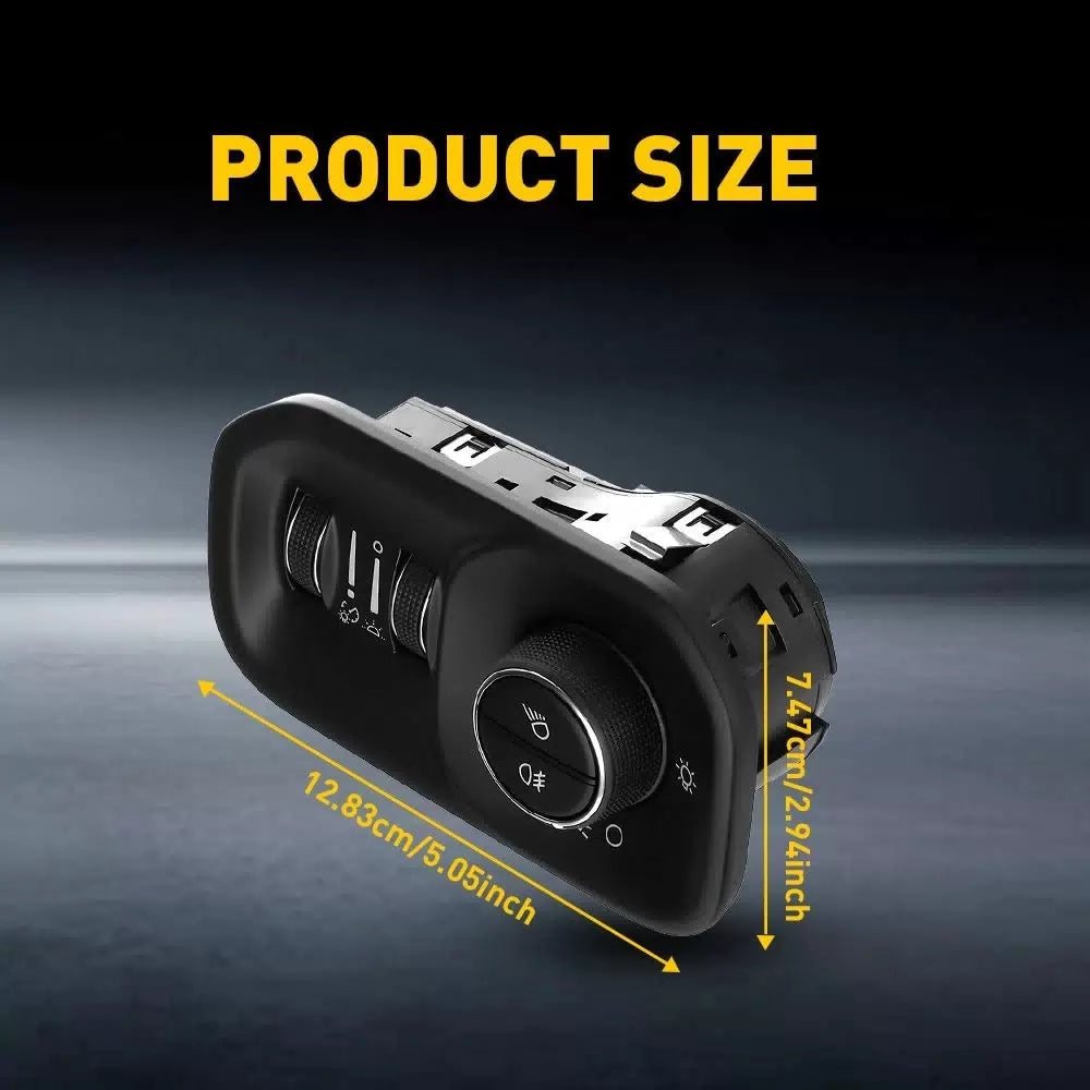 68156061AD Headlight Lamp Switch Control Button for 2019-24 RAM 1500 2500 3500 A 6B93BC-57 [2]