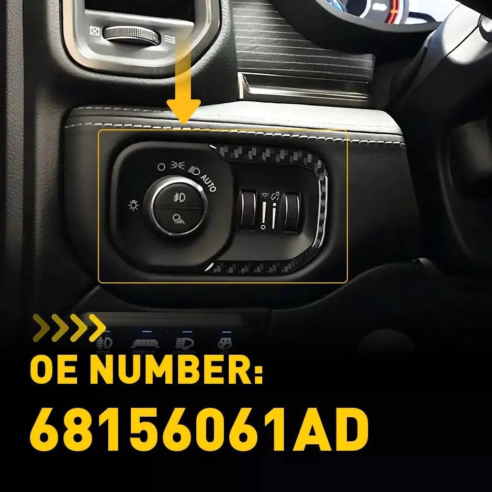 68156061AD Headlight Lamp Switch Control Button for 2019-24 RAM 1500 2500 3500 A 6B93BC-57 [3]