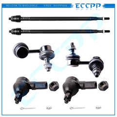 6PCS Front Sway Bar Outer Inner Tie Rod Steering Parts Fits 2002-04 Honda CR-V KOEEP [1]