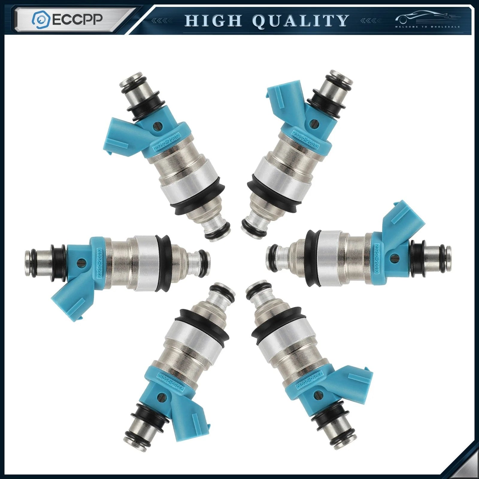 6Pcs Fuel Injectors For Lexus Es300 For Toyota Avalon Camry Sienna Solara 3.0L KOEEP [1]