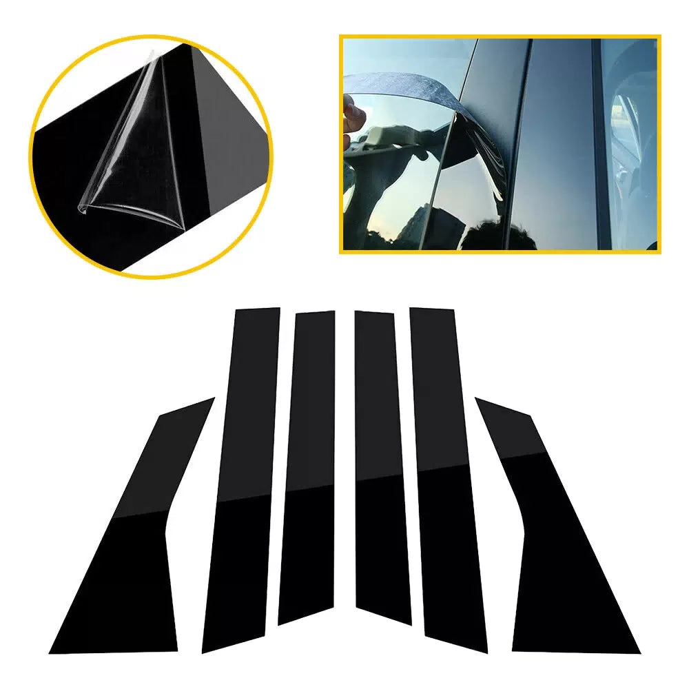 6Pcs Pillar Post For 2018-2021 Honda Accord Door Trim Cover Car Auto Accessories 6B93BC-57 [10]