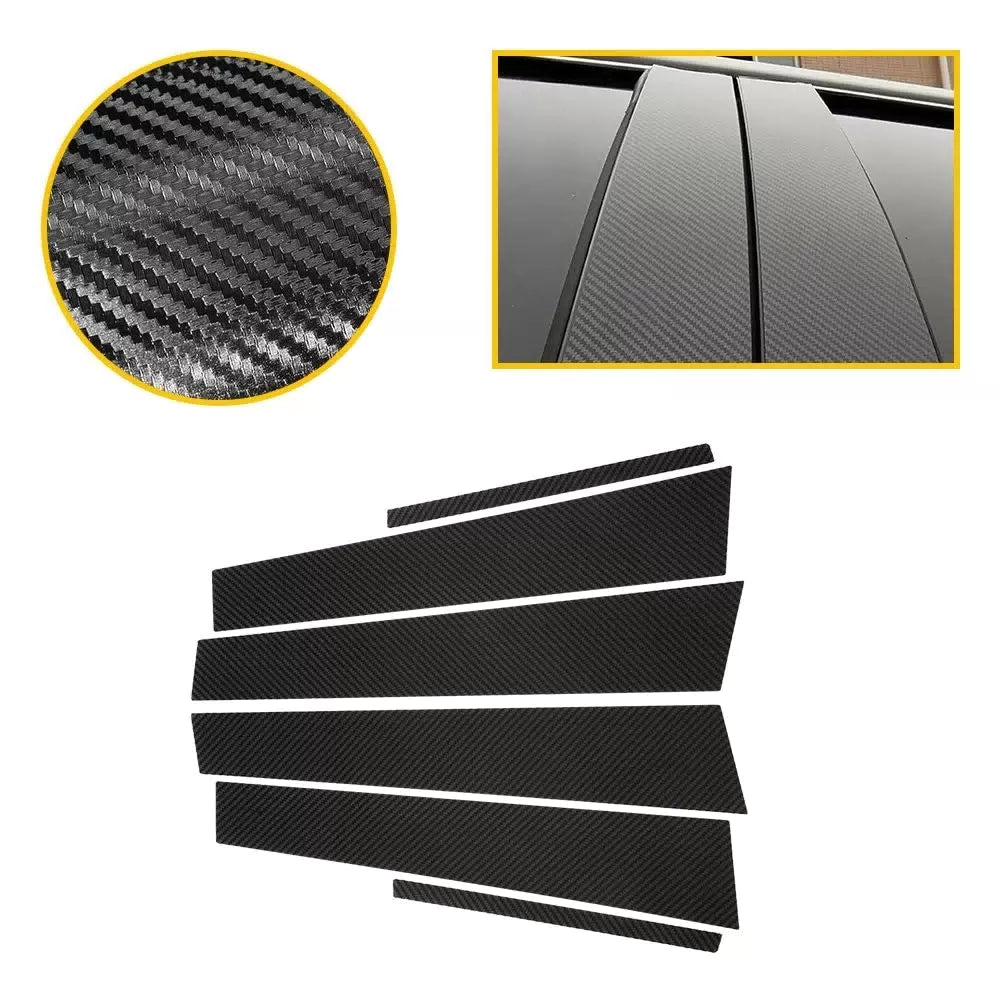 6X Black Pillar Post For 2011-2021 Dodge Charger Trim Door Cover Car Accessories 6B93BC-57 [1]