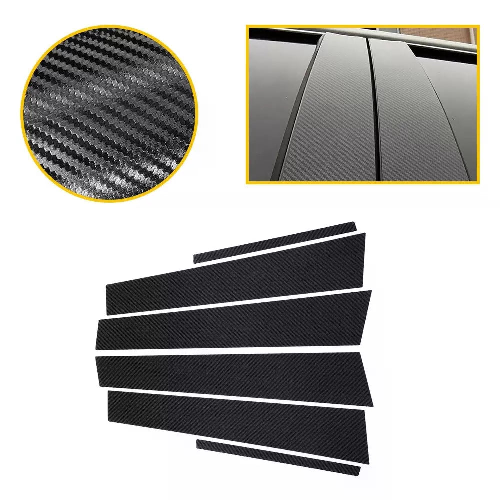 6X Black Pillar Post For 2011-2021 Dodge Charger Trim Door Cover Car Accessories 6B93BC-57 [11]