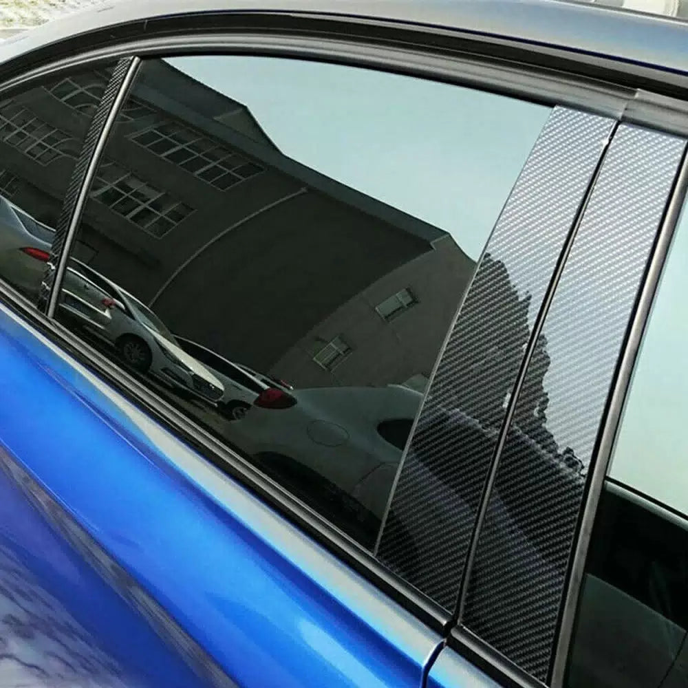 6X Black Pillar Post For 2011-2021 Dodge Charger Trim Door Cover Car Accessories 6B93BC-57 [4]