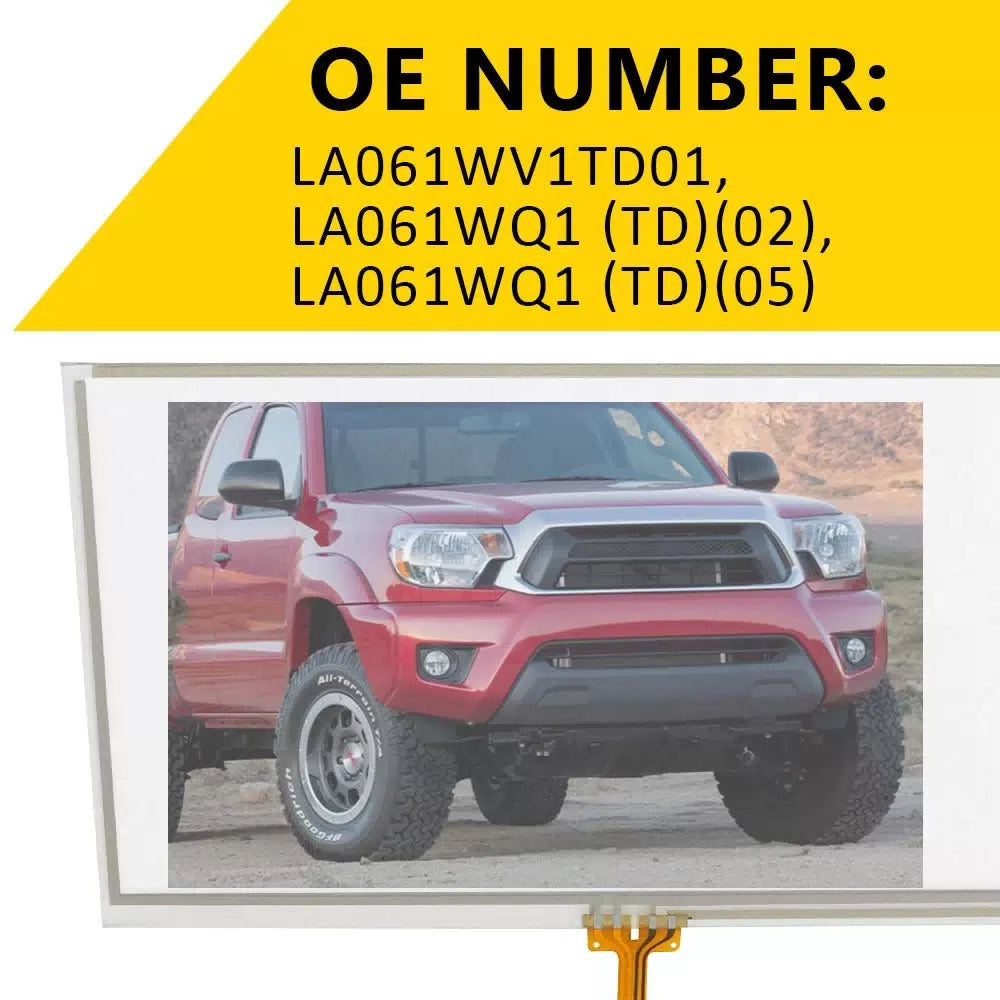 6.1'' Touch screen Glass Digitizer FOR 12-14 Toyota Camry Tacoma Corolla EOA 6B93BC-57 [3]