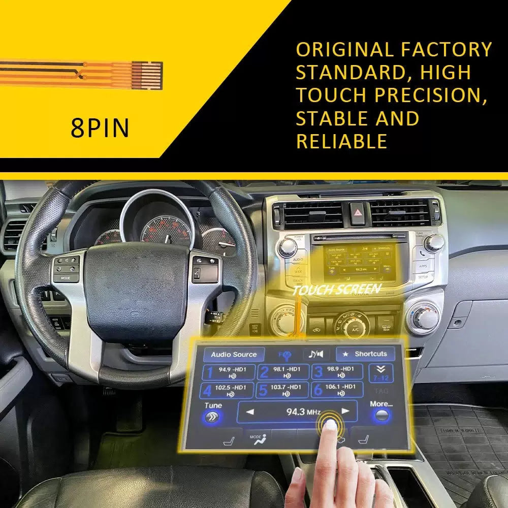 6.1'' Touch screen Glass Digitizer FOR 12-14 Toyota Camry Tacoma Corolla EOA 6B93BC-57 [6]