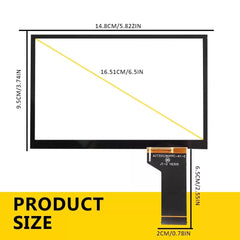 6.5" Touch Screen Digitizer 40 Glass Pin Fits For 2012-2018 Volkswagen Golf R US 6B93BC-57 [2]