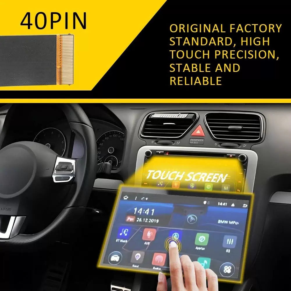 6.5" Touch Screen Digitizer 40 Glass Pin Fits For 2012-2018 Volkswagen Golf R US 6B93BC-57 [8]