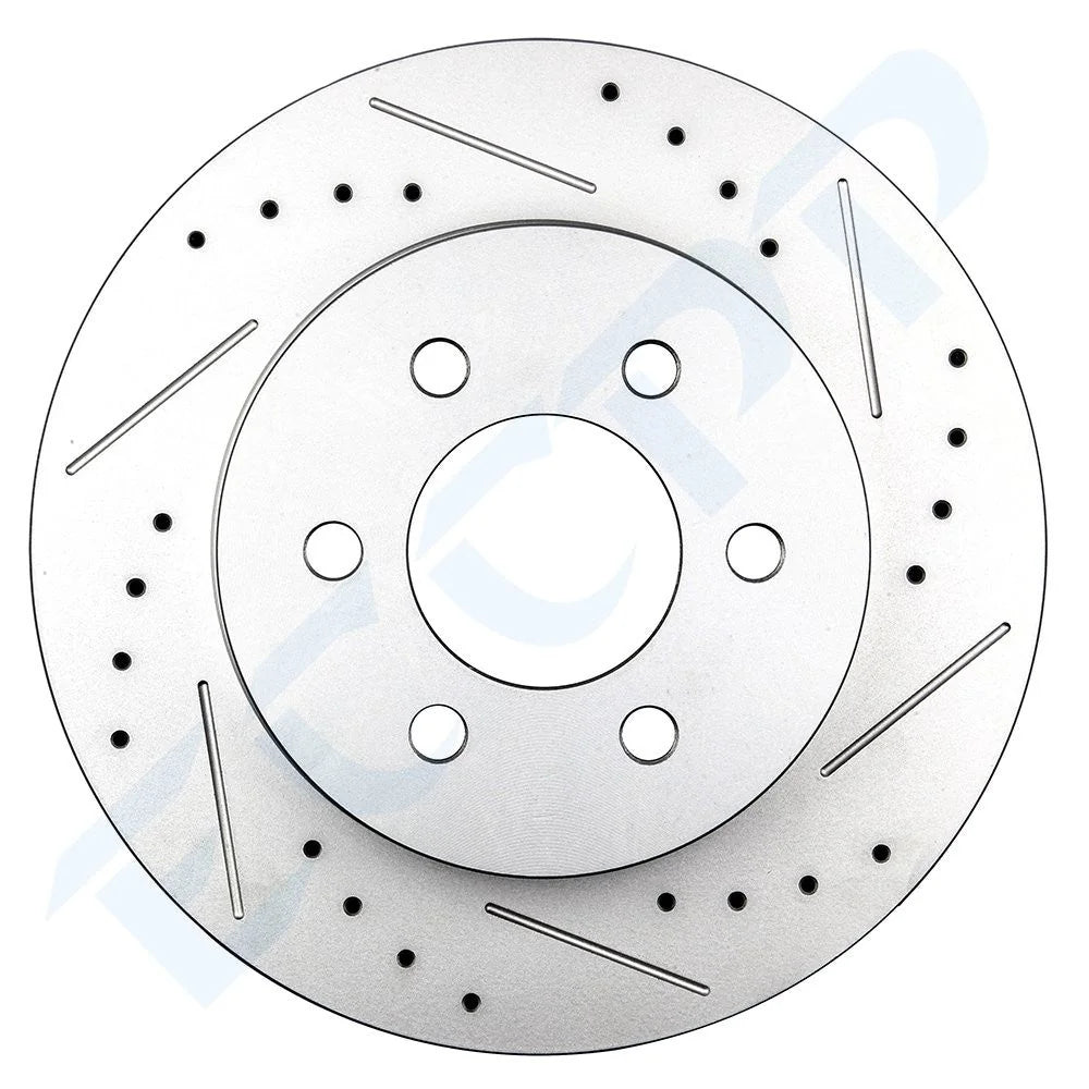 6 Lugs Front Disc Brake Rotors + Brake Pads for 2000-2002 Dodge Dakota Durango 6B93BC-57 [5]