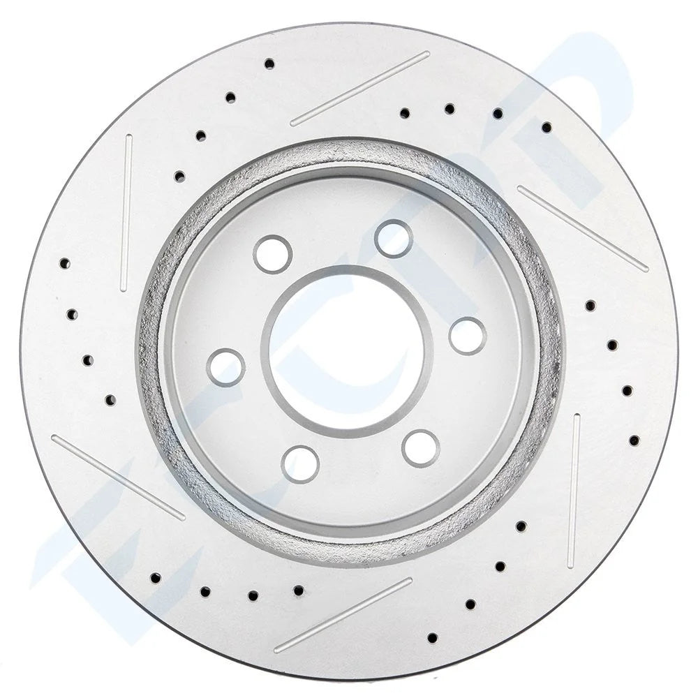 6 Lugs Front Disc Brake Rotors + Brake Pads for 2000-2002 Dodge Dakota Durango 6B93BC-57 [6]