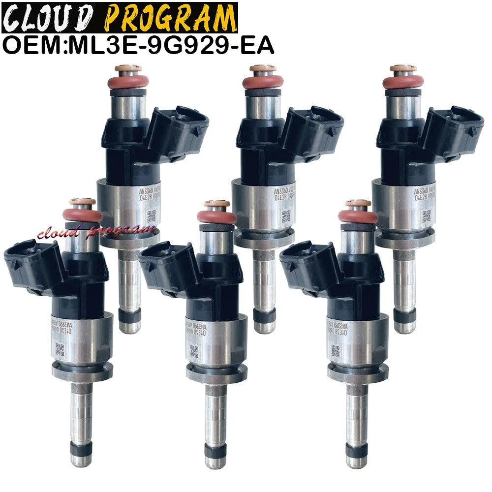 6 PCS Fuel Injector CM-5335 For 2021-2024 Ford F-150 V6 2.7L Bronco 2.7L 6 Cyl 6B93BC-57 [1]