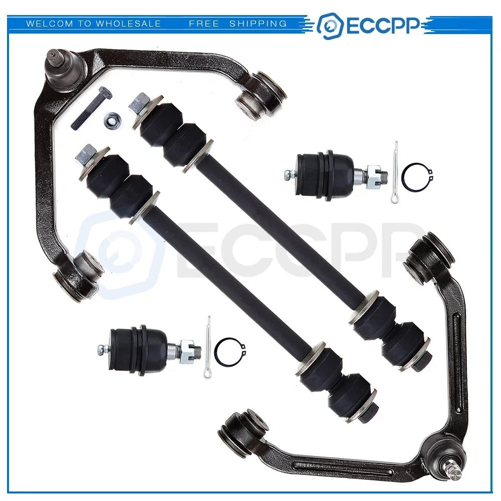 6 x Front Ball Joints Sway Bars Control Arms Kit For 1995-2003 Ford Explorer KOEEP [1]