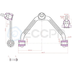 6 x Front Ball Joints Sway Bars Control Arms Kit For 1995-2003 Ford Explorer KOEEP [3]