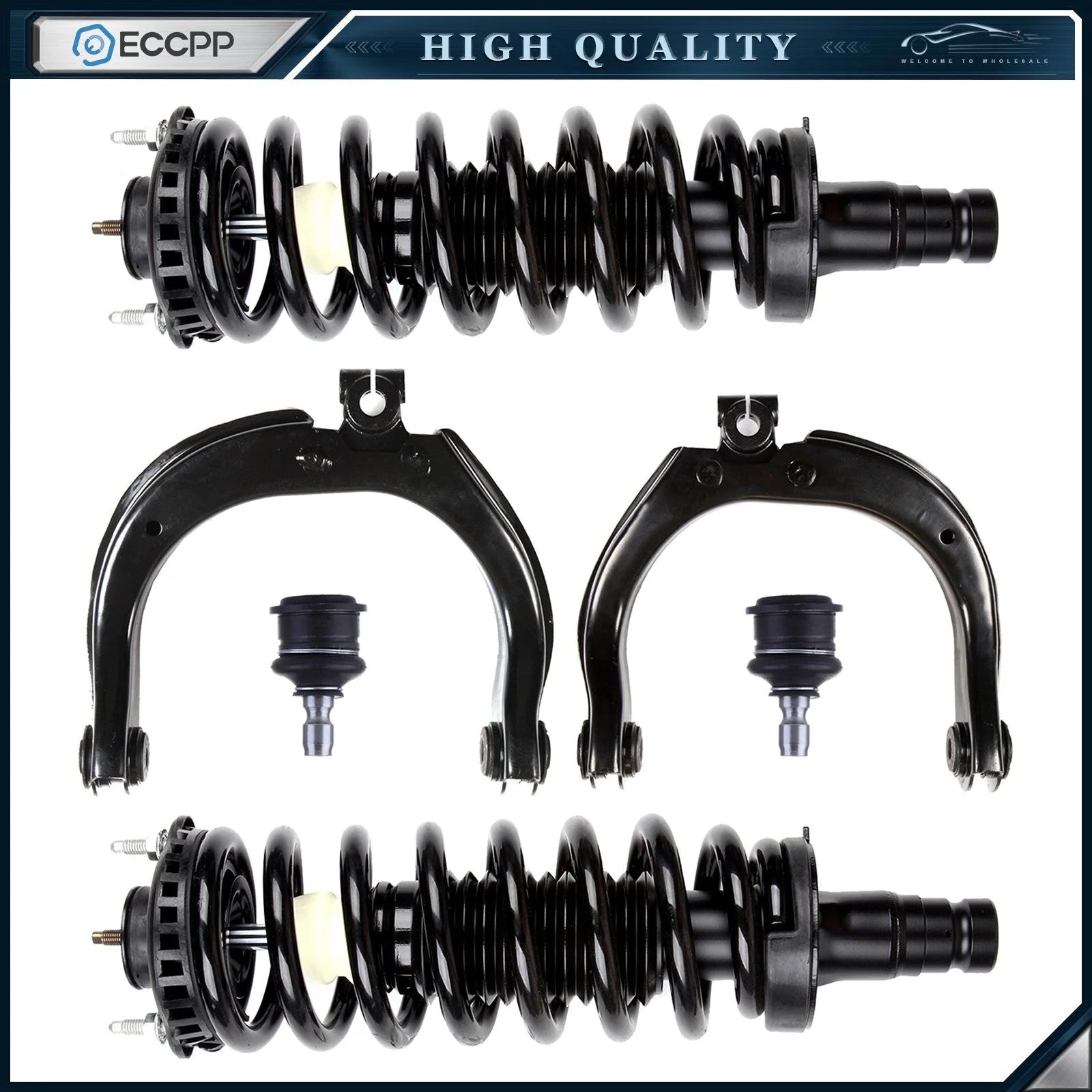 6pc Complete Front Strut Suspension Kit for Chevy Oldsmobile GMC 2002 KOEEP [1]