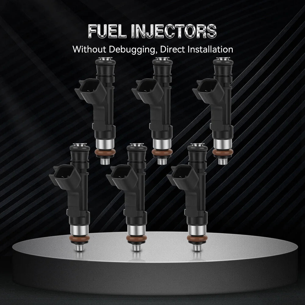 6pcs For 2004-2012 Jeep Liberty 2004-2010 Dodge Ram 1500 Pickup Fuel Injectors KOEEP [1]