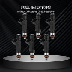 6pcs For 2004-2012 Jeep Liberty 2004-2010 Dodge Ram 1500 Pickup Fuel Injectors KOEEP [1]