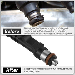 6pcs For 2004-2012 Jeep Liberty 2004-2010 Dodge Ram 1500 Pickup Fuel Injectors KOEEP [4]