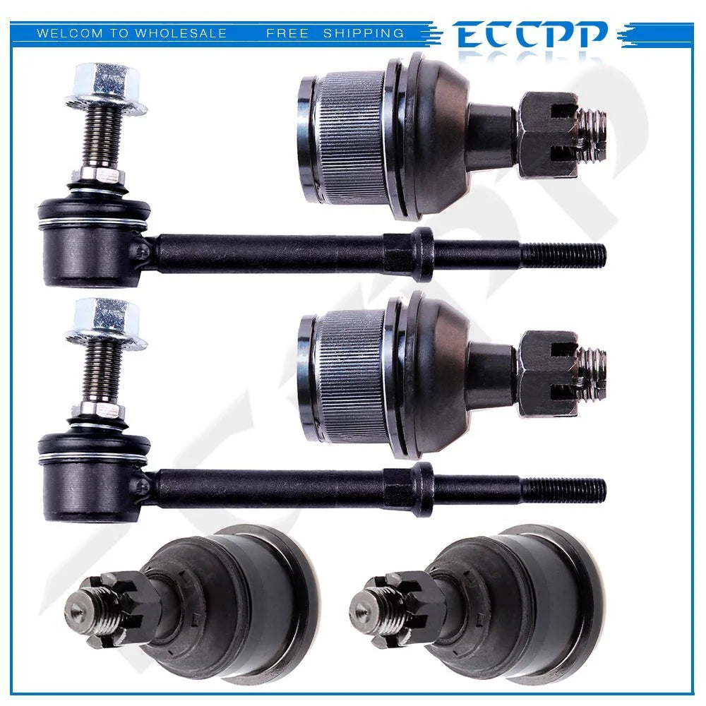 6pcs For 2011-2012 Ram 2500 3500 4x4 Front Suspension Ball Joints Sway Bar Ends KOEEP [1]
