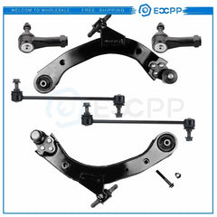6pcs Front Control Arms Sway Bars Tie Rods For 2005-2010 2011 Chevy HHR Cobalt KOEEP [1]