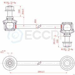 6pcs Front Control Arms Sway Bars Tie Rods For 2005-2010 2011 Chevy HHR Cobalt KOEEP [4]