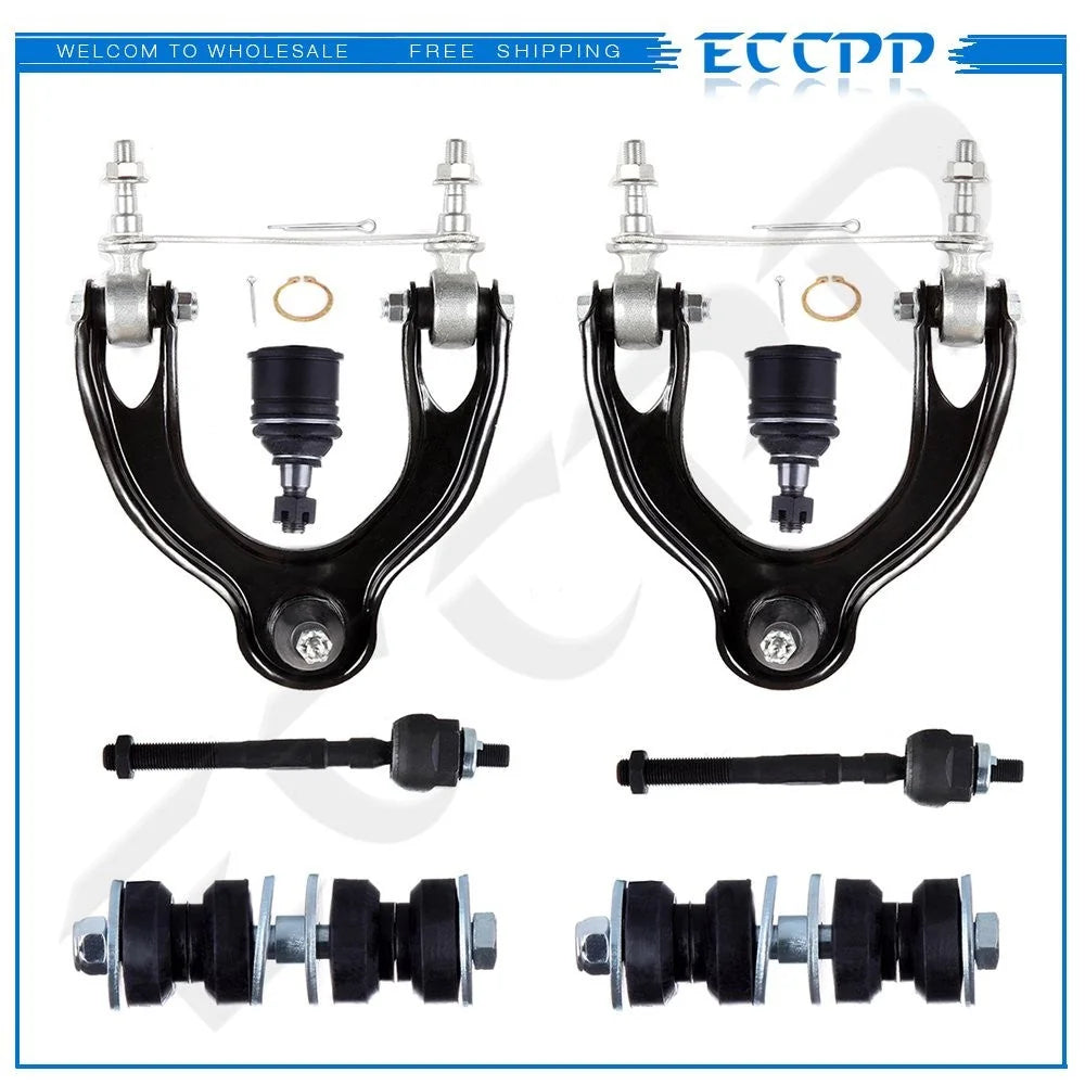 6pcs Front Control Arms Tie Rod Ends Sway Bars For Honda Civic Acura Integra KOEEP [1]