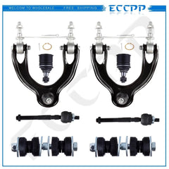 6pcs Front Control Arms Tie Rod Ends Sway Bars For Honda Civic Acura Integra KOEEP [1]