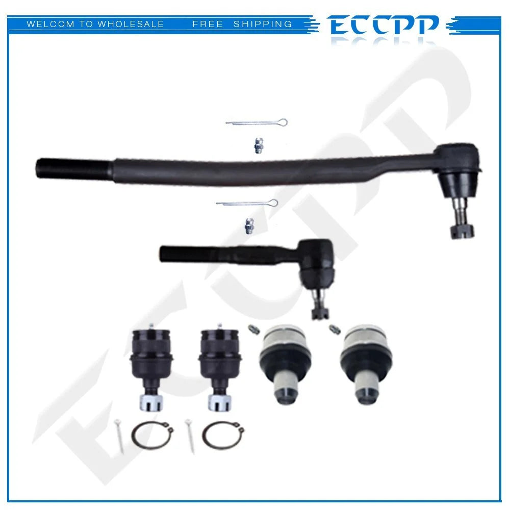 6pcs Front Tie Rod Ends Ball Joints For Ford F-250 F-350 Excursion 1999-2005 6B93BC-57 [1]