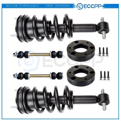 6pcs Steering +Strut Coil Spring Assembly+Front Leveling Lift Kit For Chevy GMC KOEEP [1]
