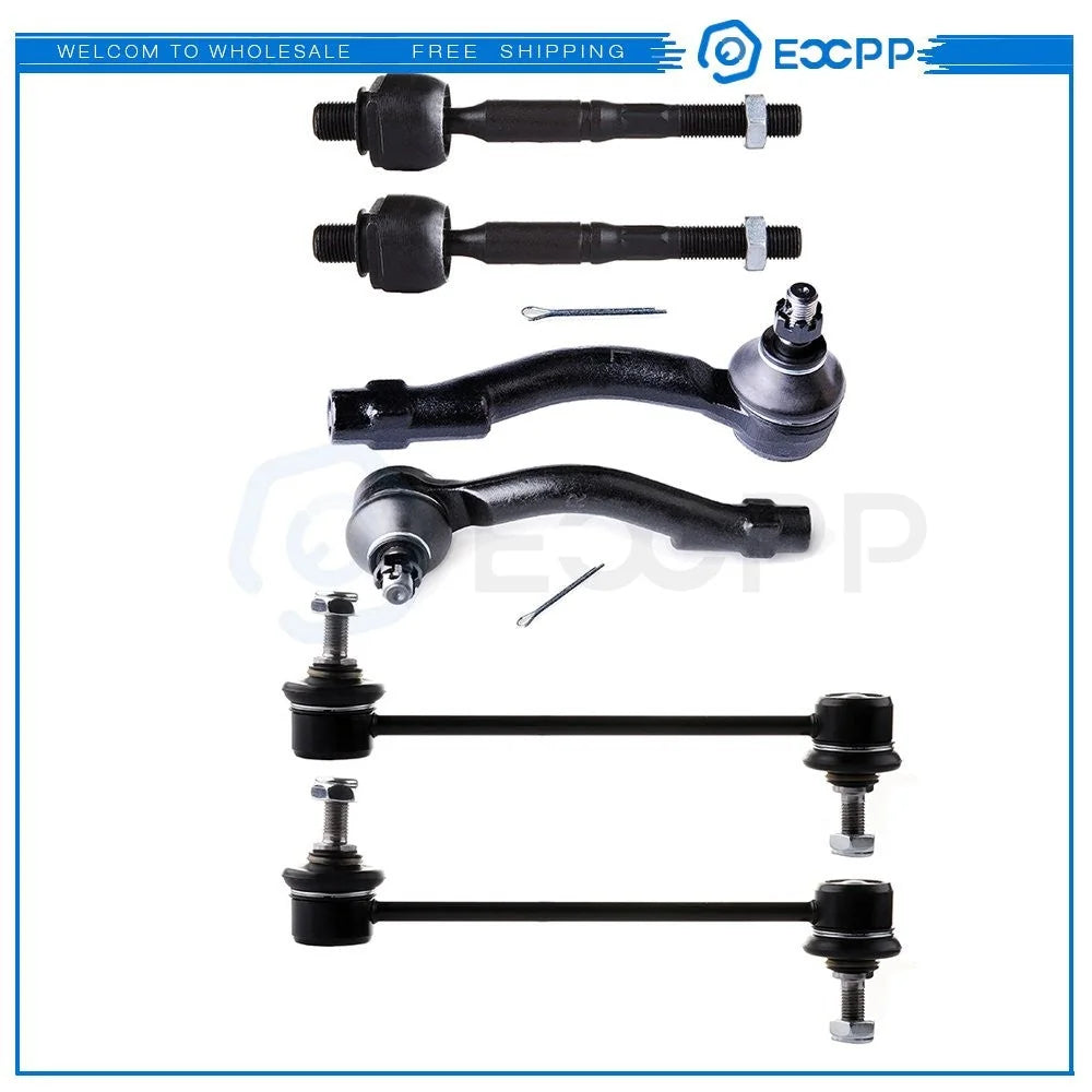6set Suspension Sway Bar End Link Tie Rod End Fits 1999-2005 Hyundai Sonata KOEEP [1]