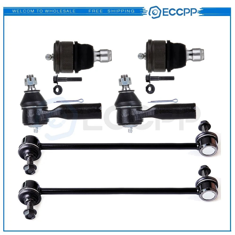 6x For 05-08 09 Mazda Tribute & Ford Escape Front Sway Bars Tie Rods Ball Joints KOEEP [1]