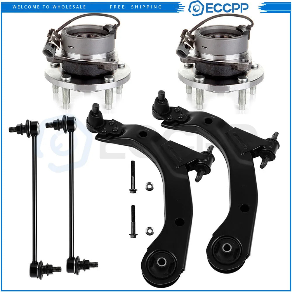 6x Front Control Arm Ball Joint Sway Bar For 05 06 07 08 09-10 Chevrolet Cobalt KOEEP [1]