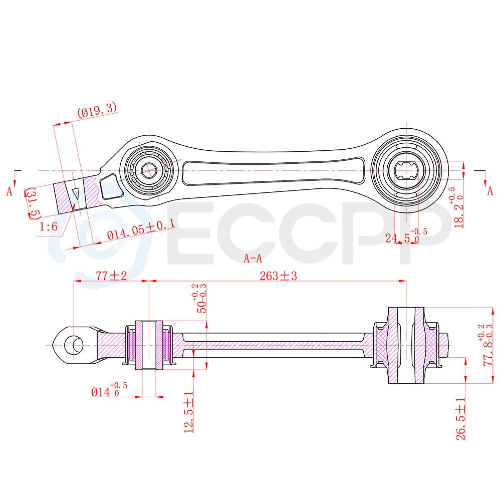 6x Front Upper Lower Control Arms Fits Chrysler 300 Dodge Charger Challenger KOEEP [4]