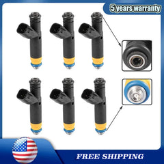 6x Fuel injectors YR3E-A6A For FORD E-150 E-250 F-150 4.2L V6 2002-2004 6B93BC-57 [1]