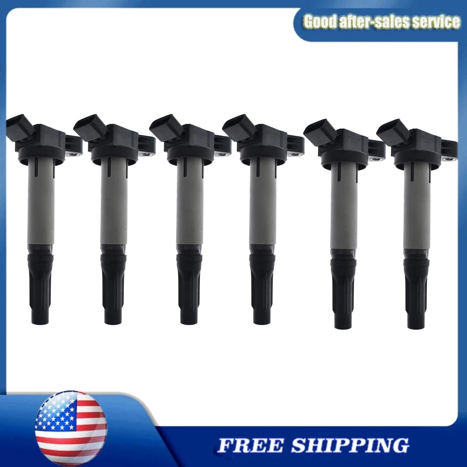 6x Ignition Coils For Toyota Camry Avalon Highlander Sienna Venza Lexus 6B93BC-57 [1]