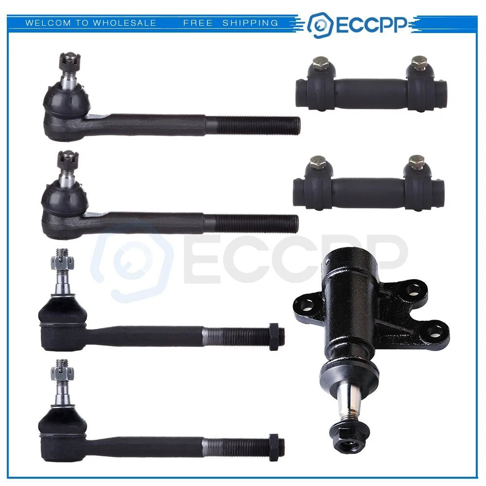 7x Front Tie Rods Adjusting Sleeves Steering Part For GMC Yukon Chevy Tahoe RWD KOEEP [1]