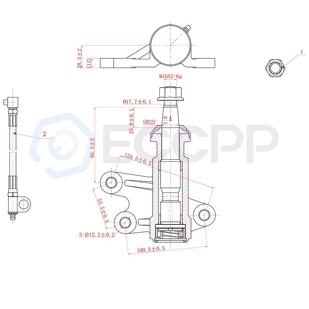 7x Front Tie Rods Adjusting Sleeves Steering Part For GMC Yukon Chevy Tahoe RWD KOEEP [4]