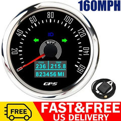 85mm Boat GPS Speedometer 0-160MPH Odometer Gauge Waterproof for Car Truck 6B93BC-57 [1]