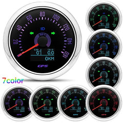 85mm Boat GPS Speedometer 0-160MPH Odometer Gauge Waterproof for Car Truck 6B93BC-57 [4]