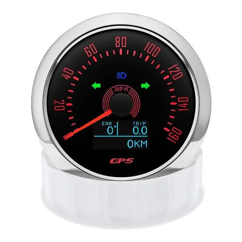 85mm Boat GPS Speedometer 0-160MPH Odometer Gauge Waterproof for Car Truck 6B93BC-57 [6]