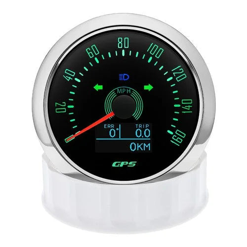 85mm Boat GPS Speedometer 0-160MPH Odometer Gauge Waterproof for Car Truck 6B93BC-57 [8]