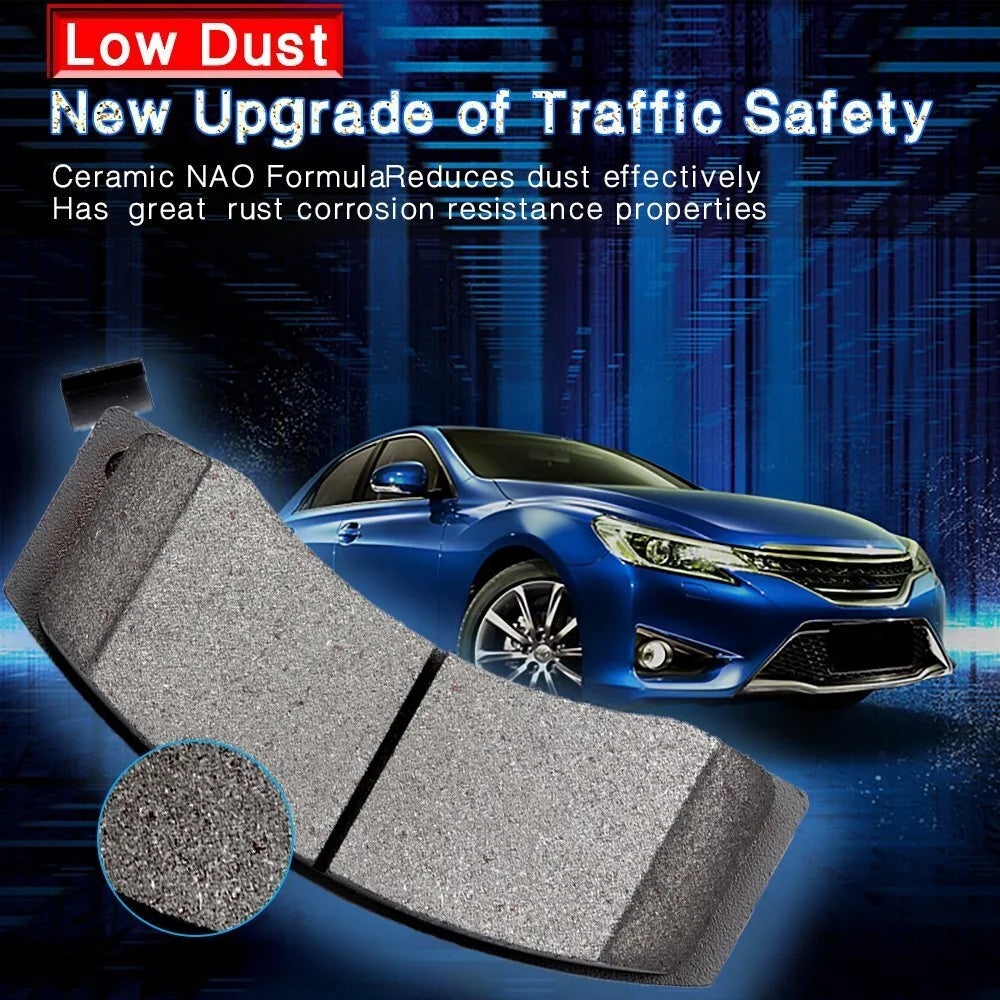 8PCS Front Rear Ceramic Brake Pads Kit For 2020-2023 Ford Explorer 2.3L 3.0L KOEEP [5]