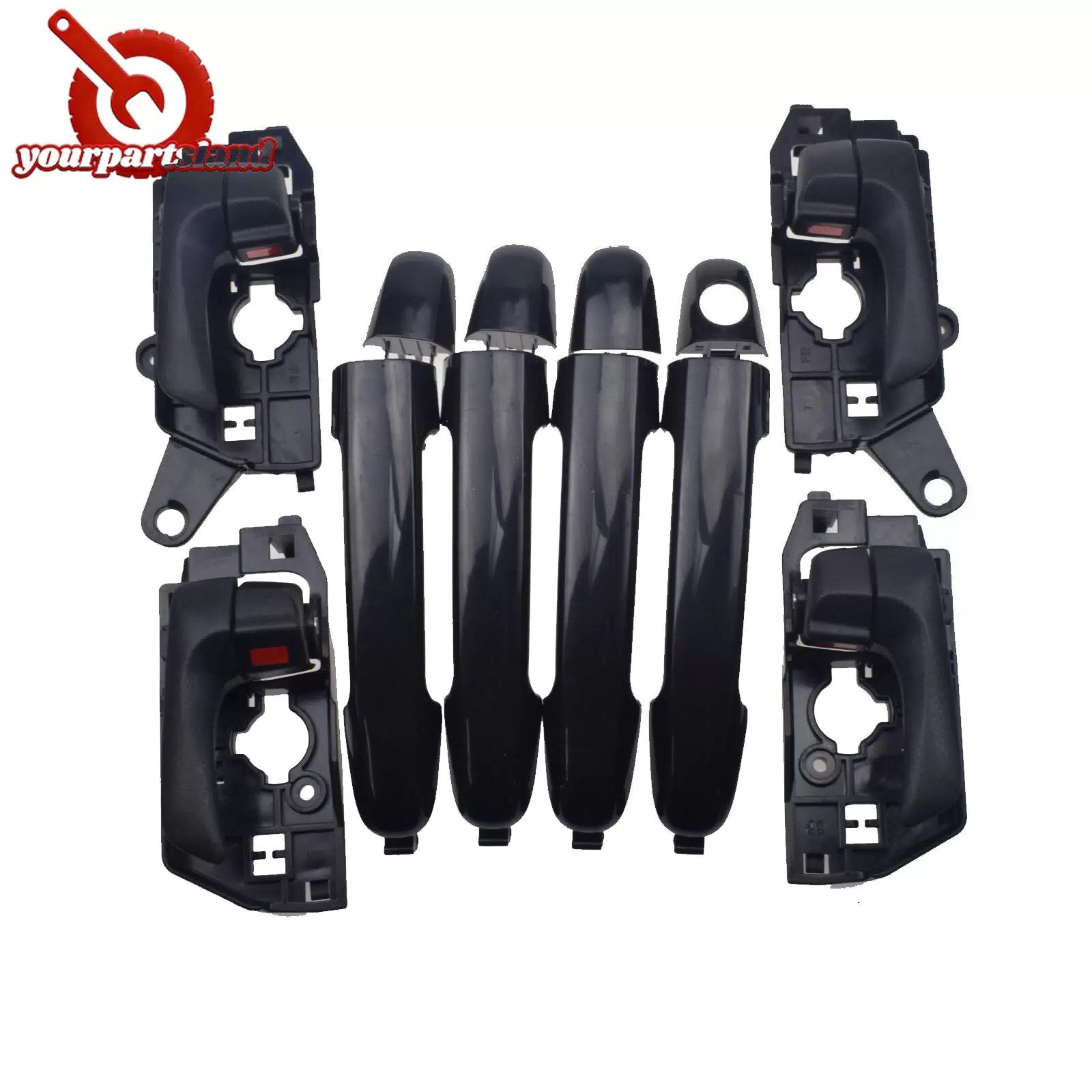 8PCS Front Rear Inside Outside Door Handles For Hyundai Sonata 2008 2009 2010 6B93BC-57 [4]