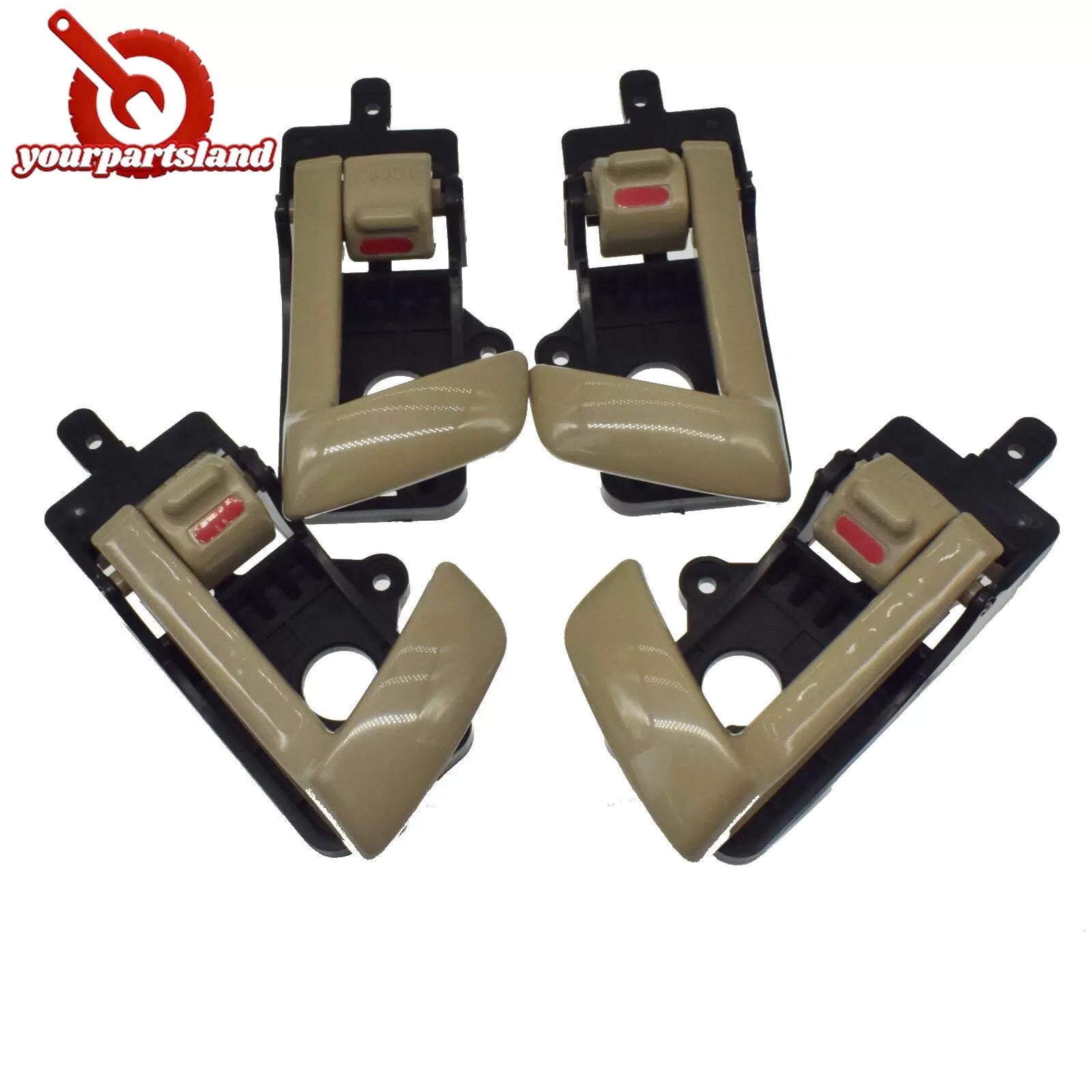 8PCS Front Rear Outside Inside Door Handle for Hyundai Santa Fe 2007 2008-2012 6B93BC-57 [6]