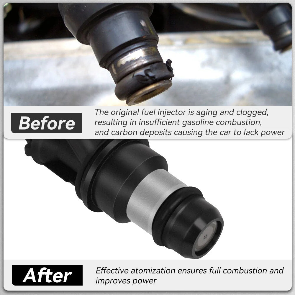 8PCS Fuel Injectors For Chevrolet Silverado 1500 GMC Sierra 1500 1999-2000 4.8L KOEEP [4]