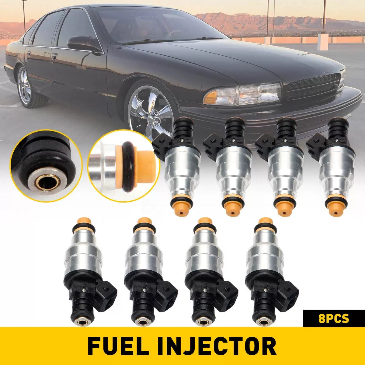 8PCS Fuel Injectors for Mustang Ford GT Cobra Replaces 0280150558, OE# 800-1152N 6B93BC-57 [8]