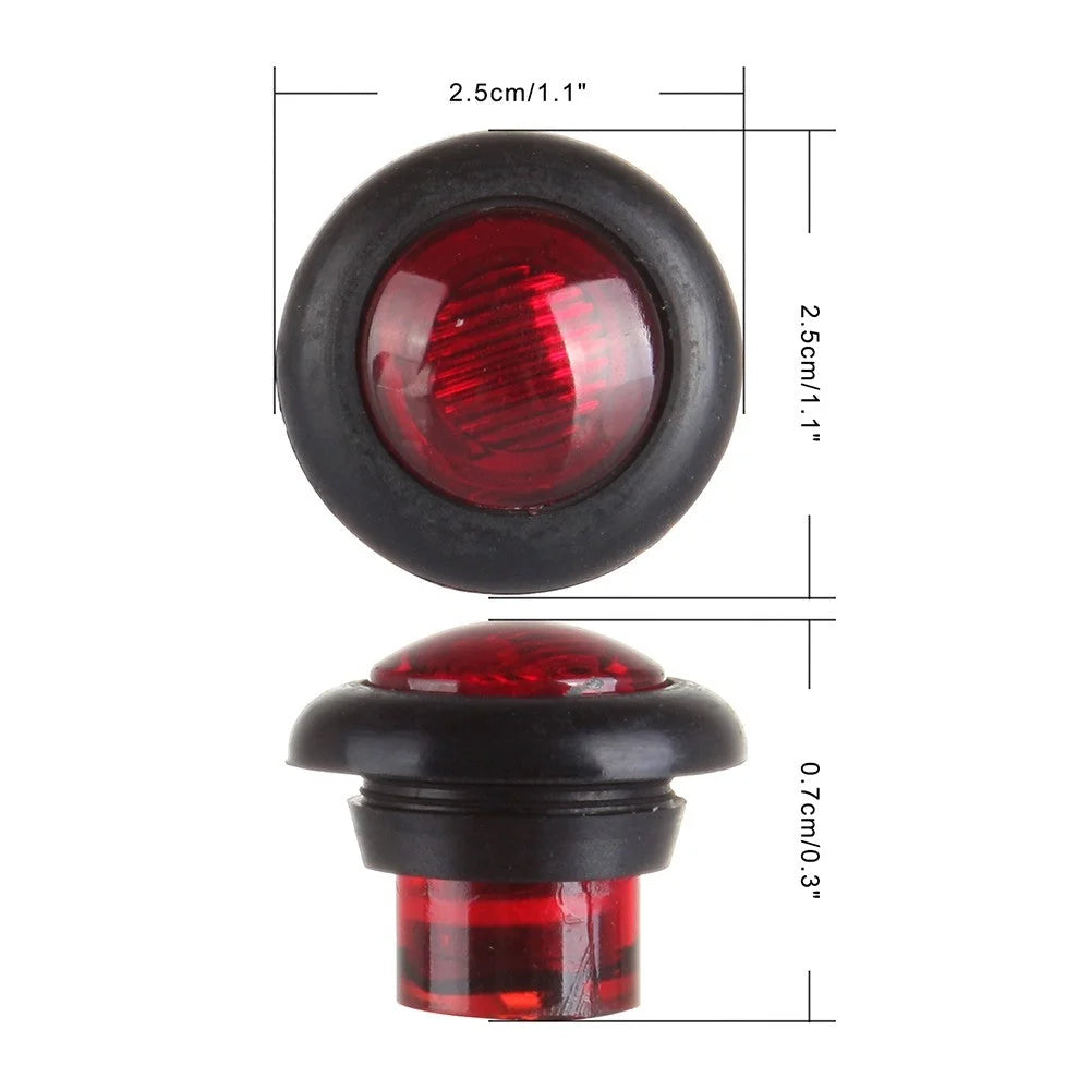 8PCS Red lens Side Marker For 2011-2013 Ford F-150 3.5L 2002 Dodge Ram 1500 3.9L KOEEP [7]