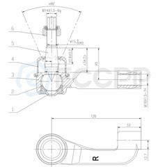 8PCS Upper Control Arm Inner Outer Tie Rod Ends Fits 2002 2003 2004 Jeep Liberty 6B93BC-57 [2]